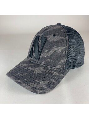 Northwestern Wildcats NCAA Gray Camo Fanatics Snapback Trucker Hat New